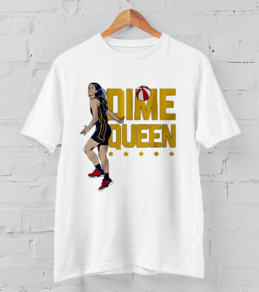 Caitlin Clark Dime Queen Indiana Fever Basketball T-Shirt