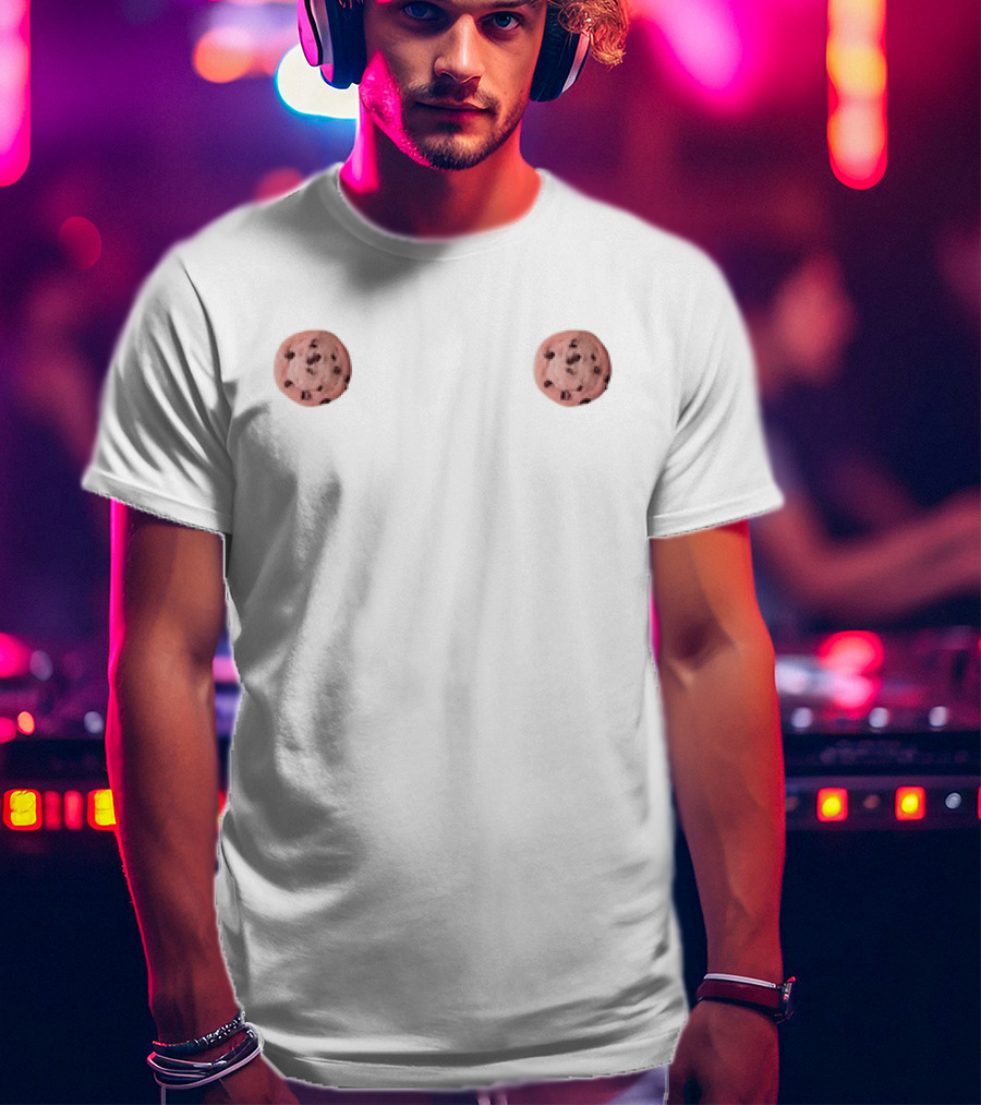 Chocolate Chip Cookie Design Nip T-Shirt