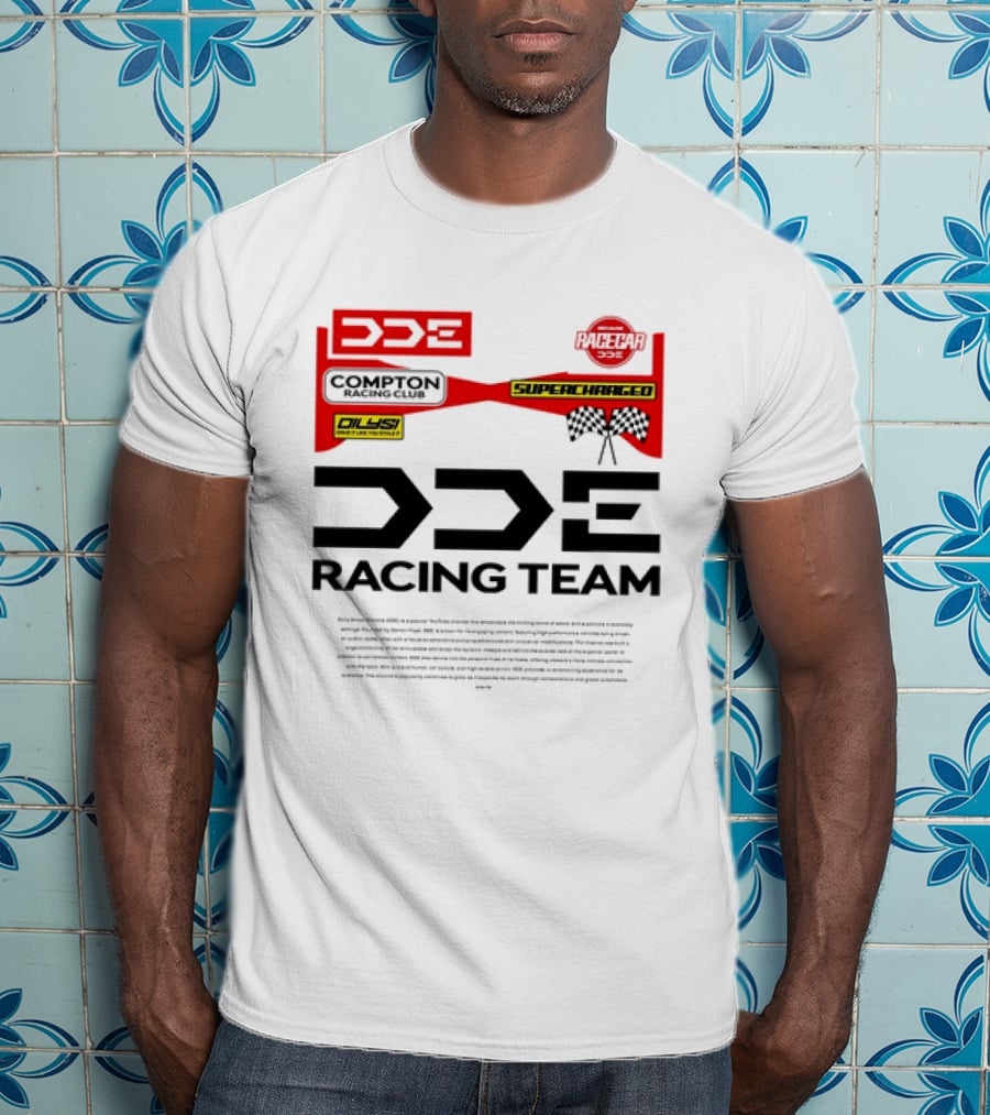DDE Racing Team Compton Racing Club Supercharged Racecar 333 Carbon T-Shirt