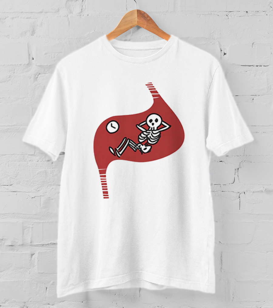 Dungeon Meshi Falin Touden Relaxed Skeleton Motif T-Shirt