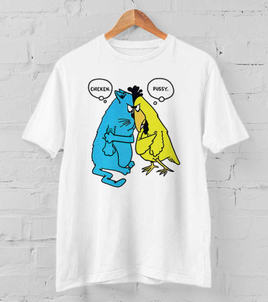 Chicken Pussy Cartoon John Baynham Chicken Pussy T-Shirt