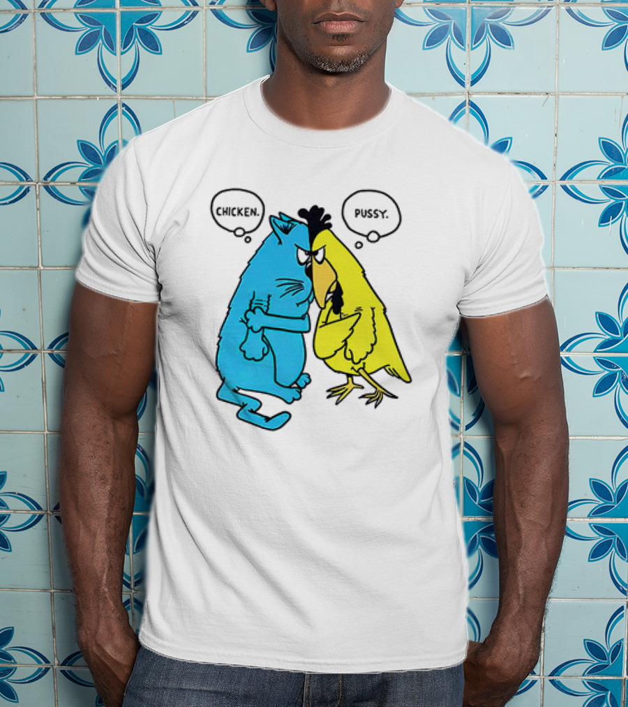 Chicken Pussy Cartoon John Baynham Chicken Pussy T-Shirt