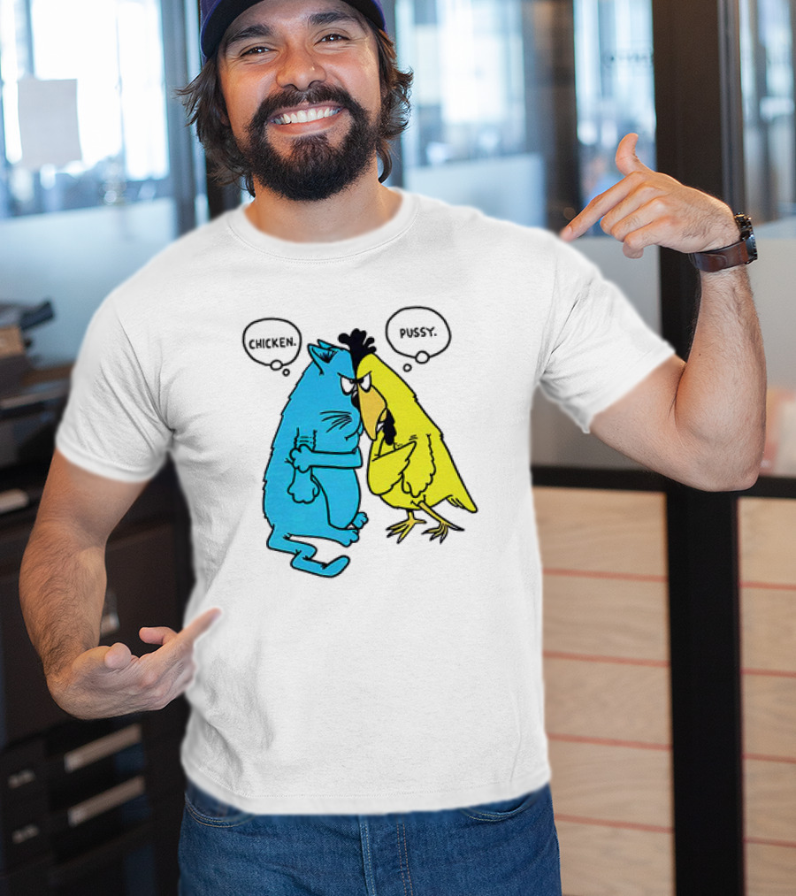 Chicken Pussy Cartoon John Baynham Chicken Pussy T-Shirt