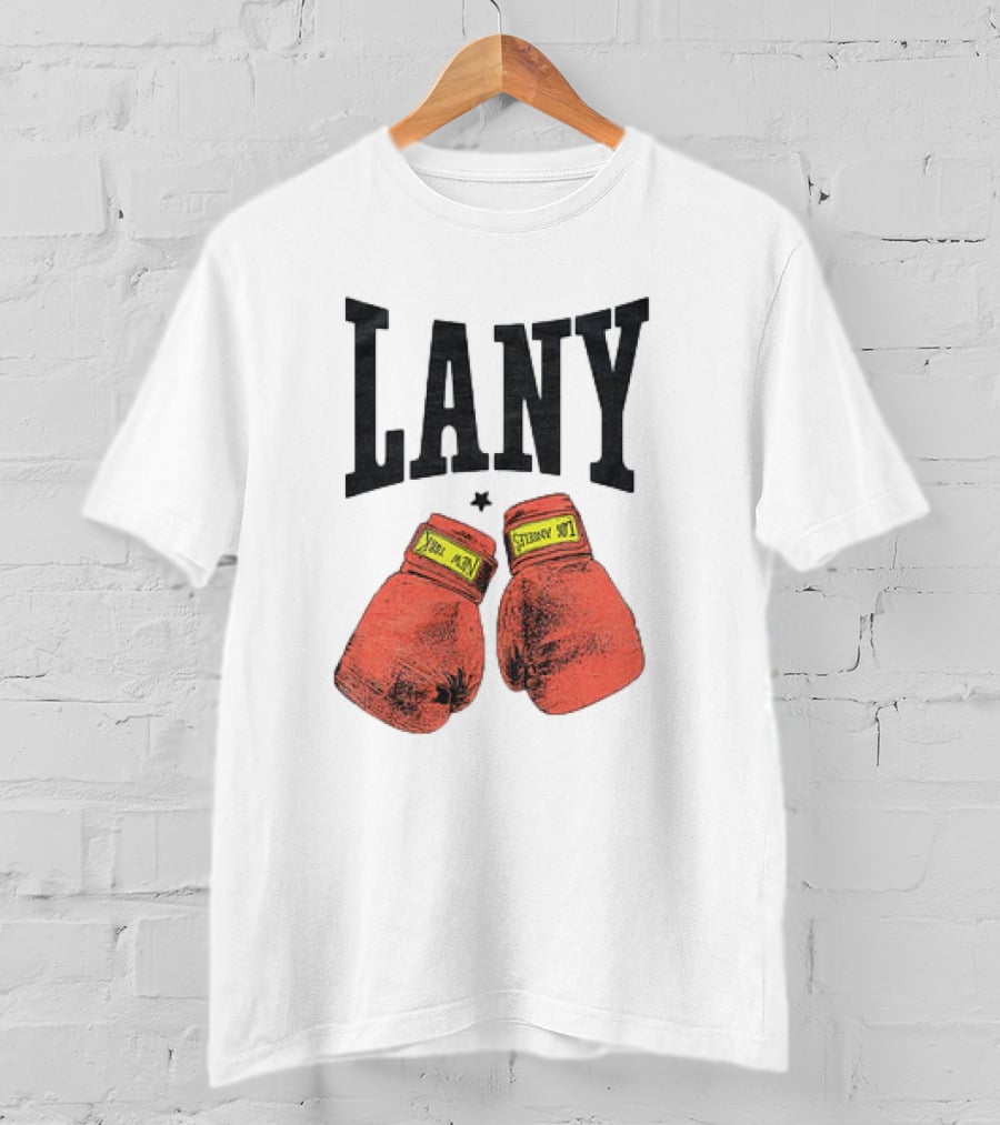 Lany Boxing Gloves Love At First Fight T-Shirt