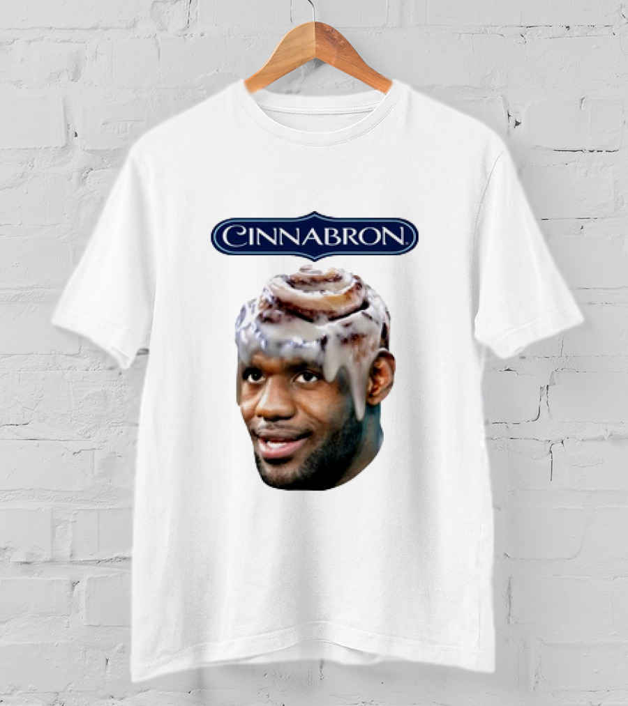 Lebron James Cinnabron Cinnamon Roll Head T-Shirt