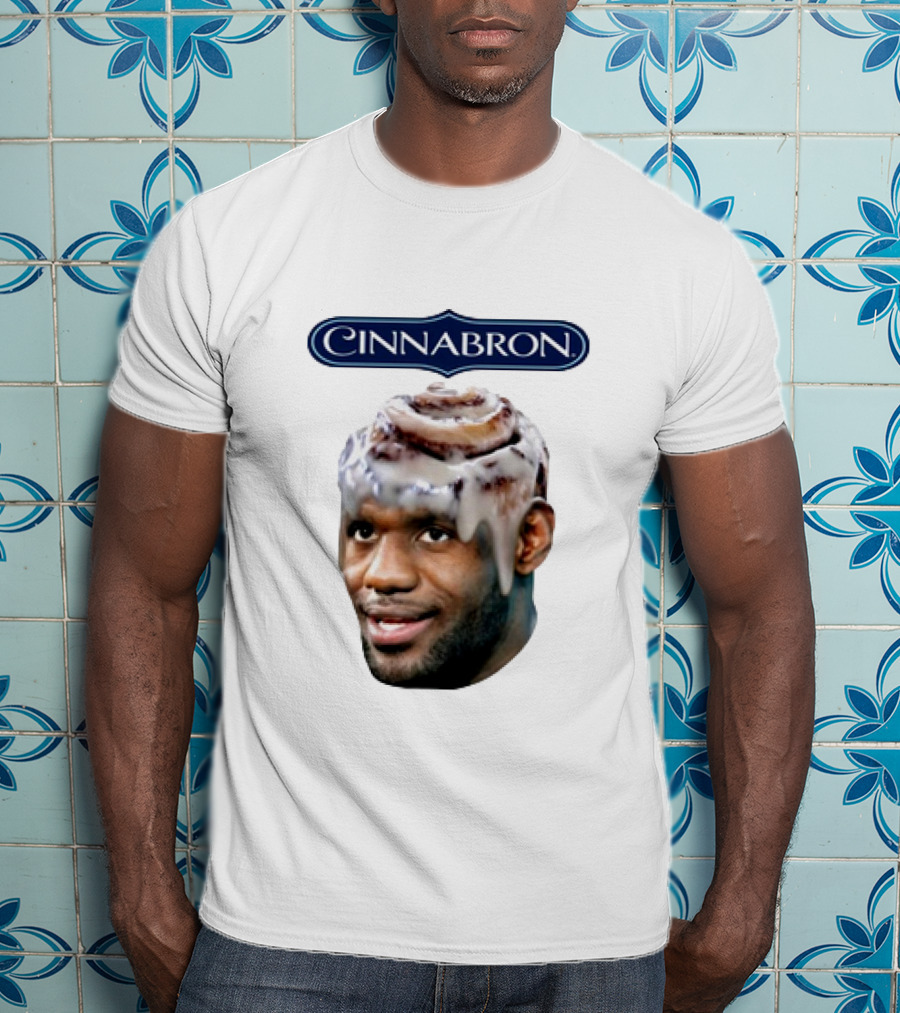 Lebron James Cinnabron Cinnamon Roll Head T-Shirt