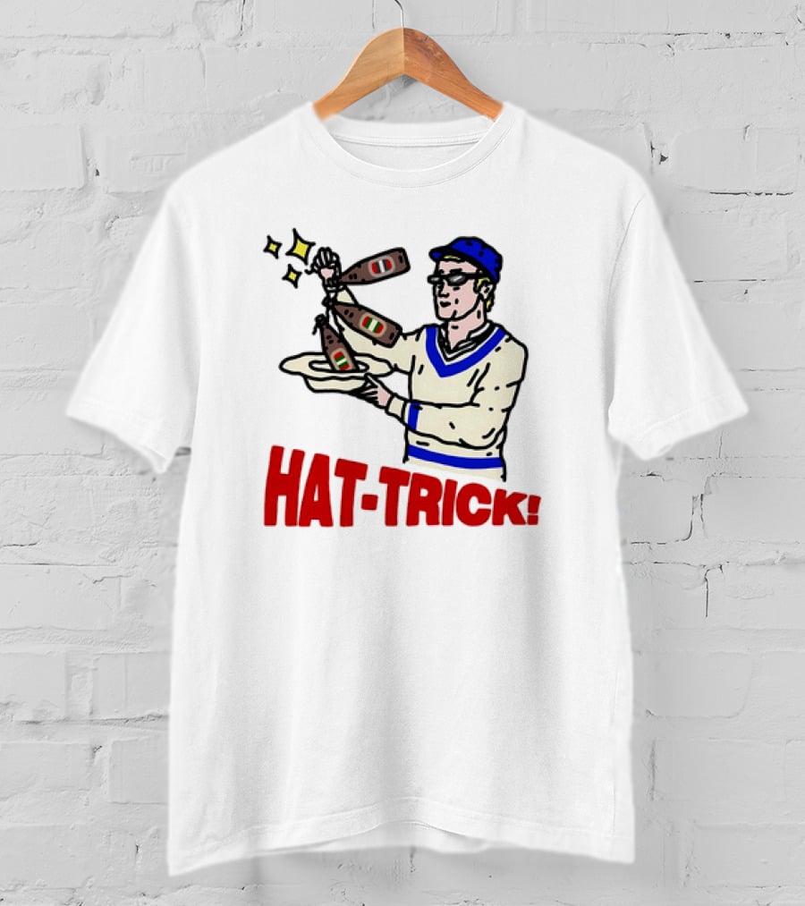 Hat Trick Beer Get Your Bottles Sparkling Cheers T-Shirt