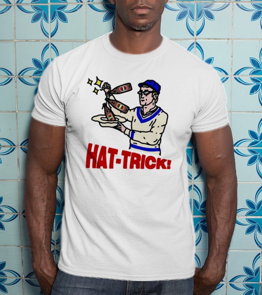 Hat Trick Beer Get Your Bottles Sparkling Cheers T-Shirt