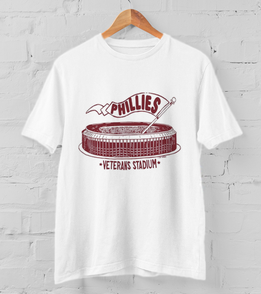 Phillies Veterans Stadium Retro T-Shirt