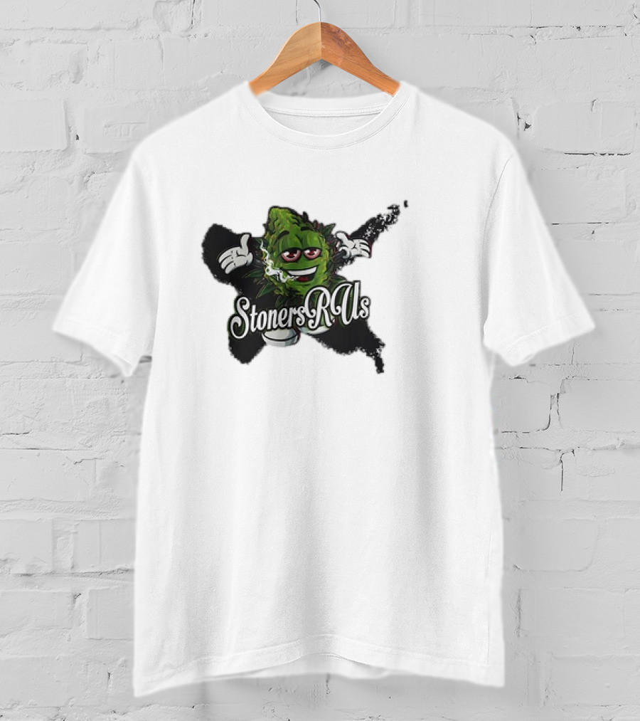 Stoners R Us Smoke Weed Leaf Character T-Shirt