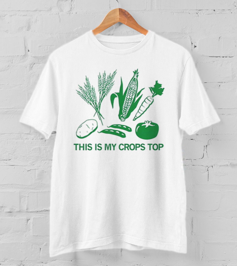 This Is My Crops Top Corn Tomato Carrot Potato Peas T-Shirt