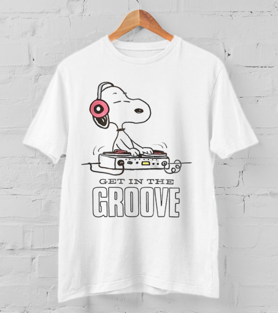 Snoopy DJ Get In The Groove T-Shirt