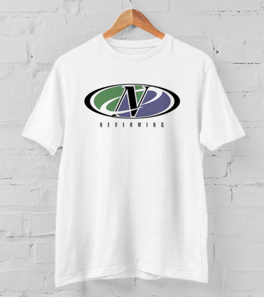 Never Mind Sporty Iconic Style Retro Mashup T-Shirt