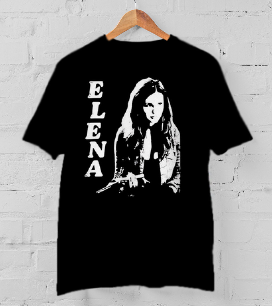 Blankclo Nina Dobrev Reversible Doppelganger Elena T-Shirt