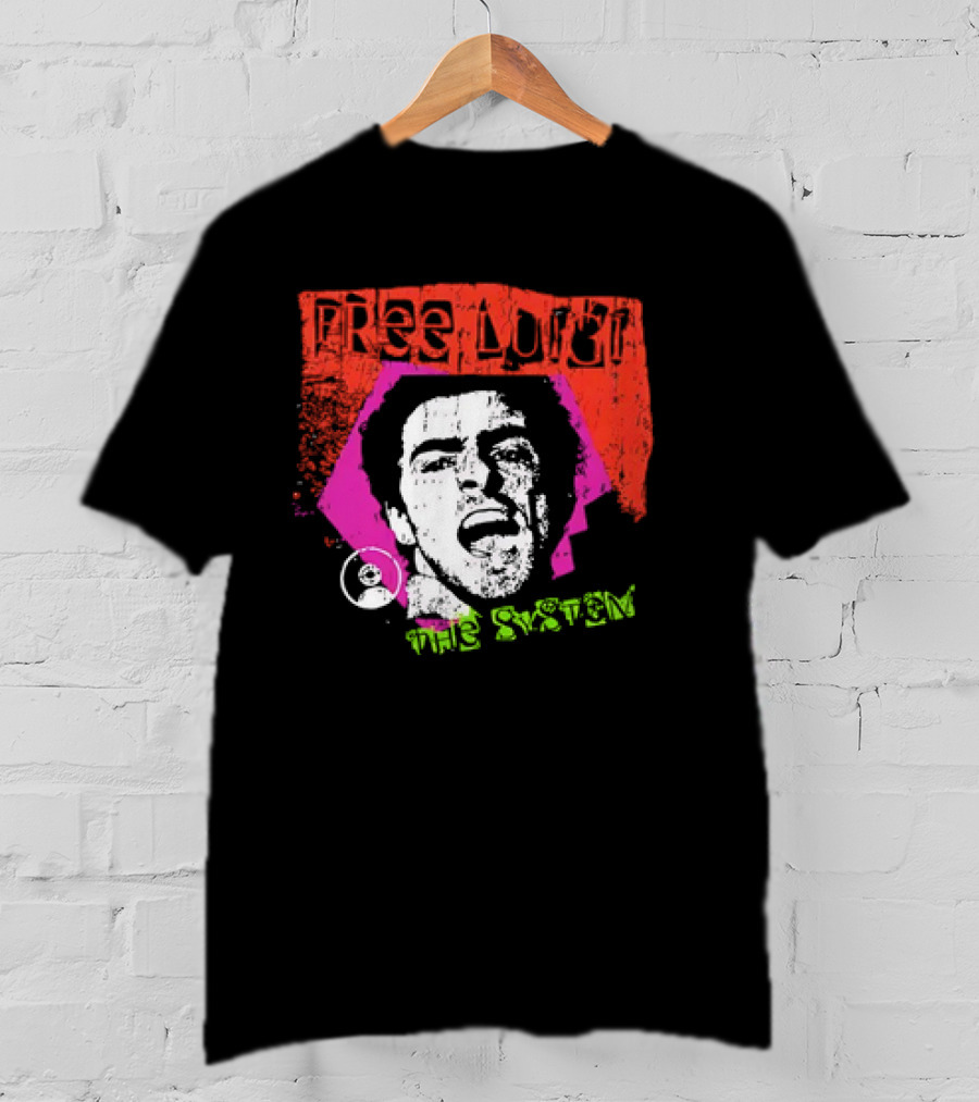 Free Luigi The System Portrait Bold Expression T-Shirt