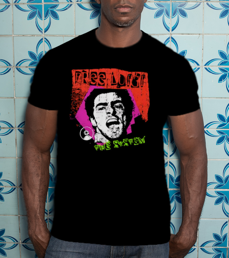 Free Luigi The System Portrait Bold Expression T-Shirt