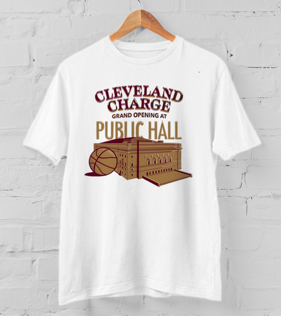 Cleveland Charge Grand Opening At Public Hall Basketball Event T-Shirt