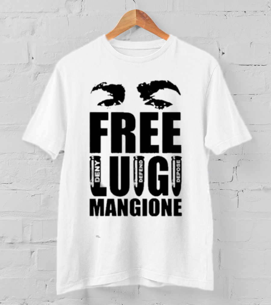 Free Luigi Mangione Deny Defend Depose T-Shirt