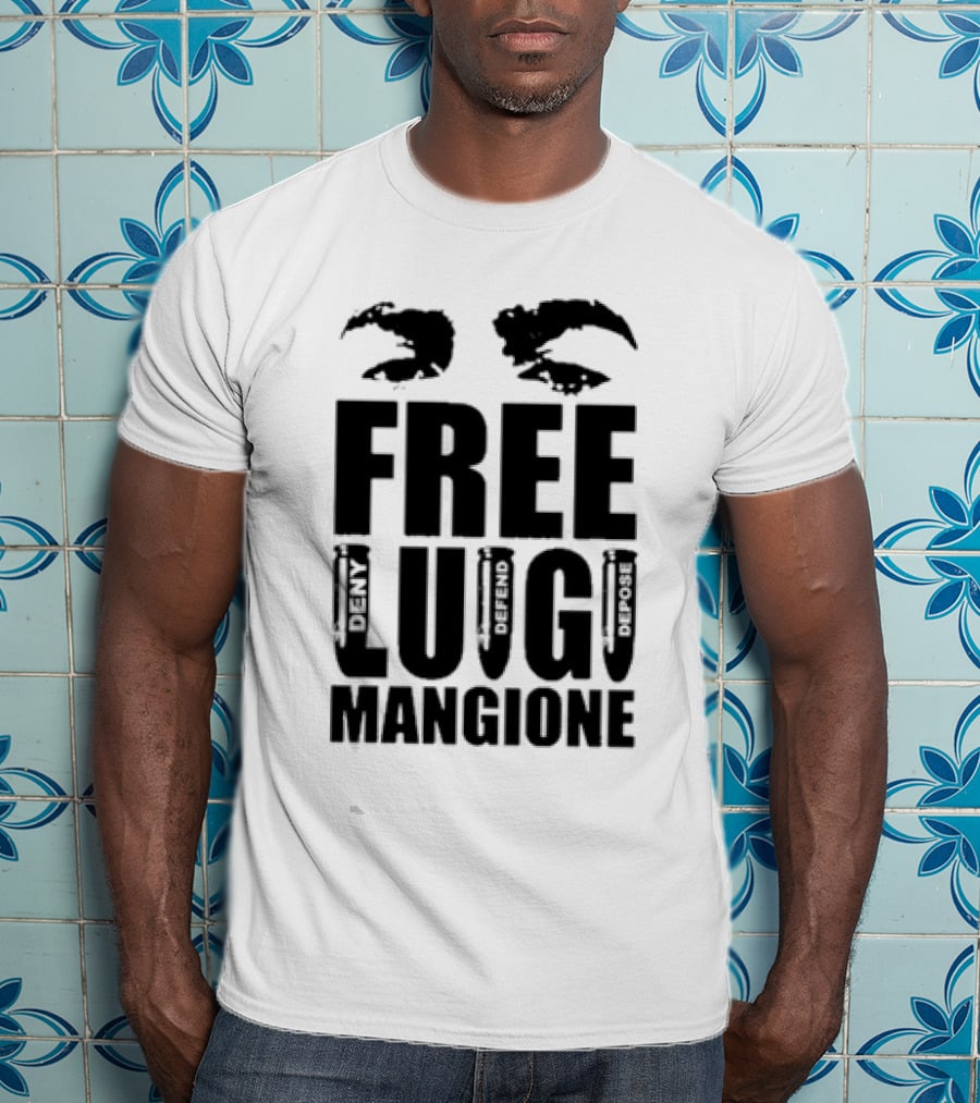 Free Luigi Mangione Deny Defend Depose T-Shirt