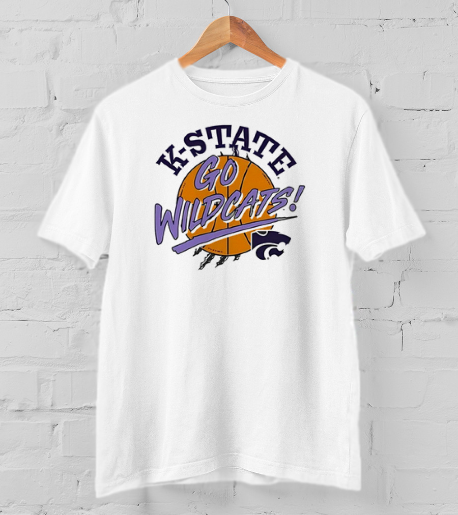 K-State Go Wildcats Basketball T-Shirt