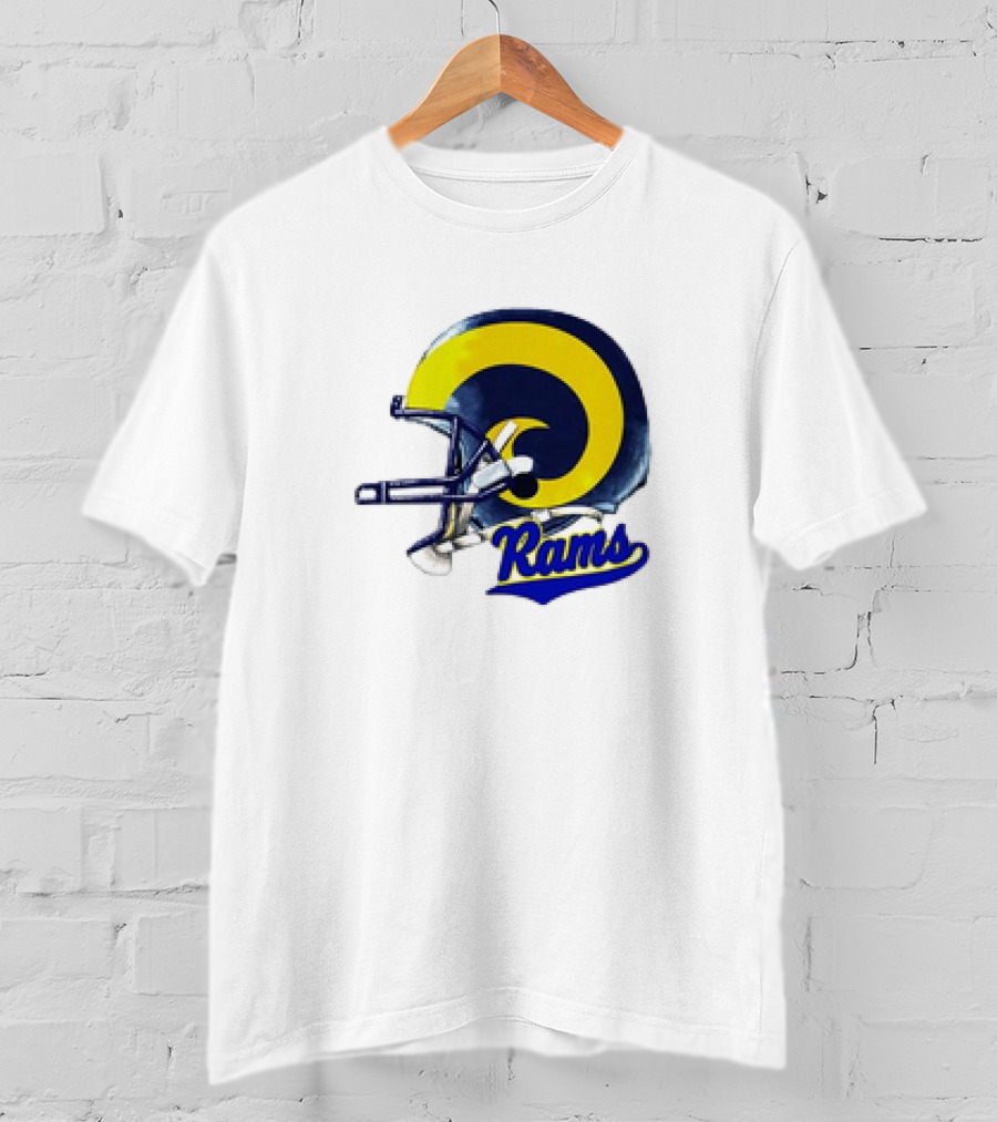 Los Angeles Rams Helmet Rams Football T-Shirt