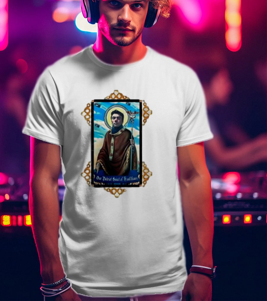 Luigi Mangione Our Patriot Saint Of Healthcare With Iconic Religious T-Shirt
