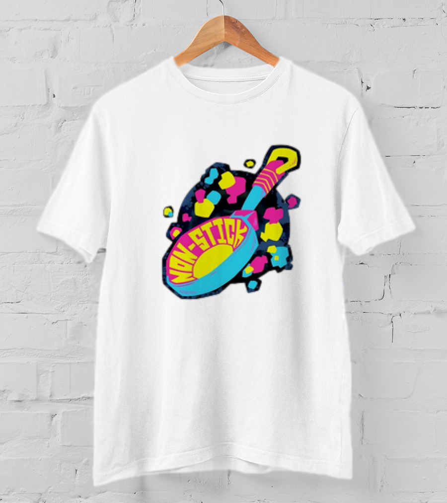 Non-Stick Colorful Pop Art Frying Pan T-Shirt