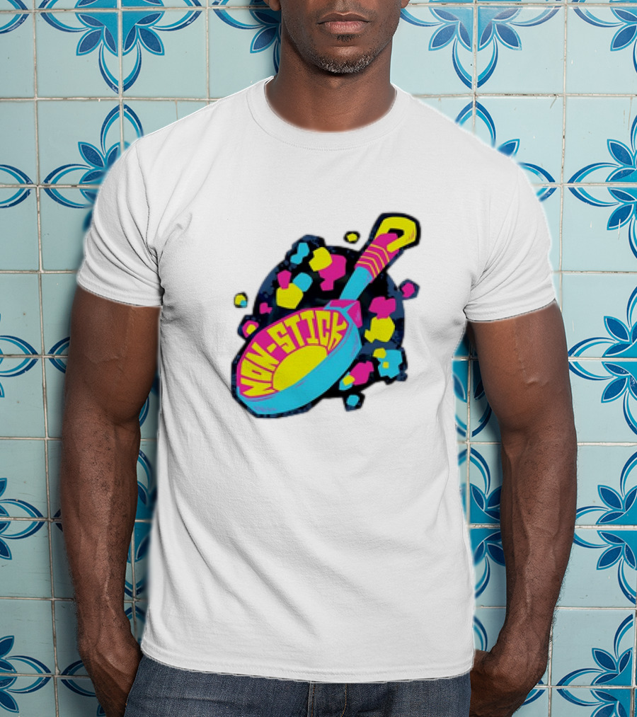 Non-Stick Colorful Pop Art Frying Pan T-Shirt