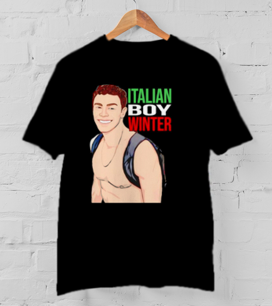 Luigi Mangione Italian Boy Winter Backpack Smiling T-Shirt