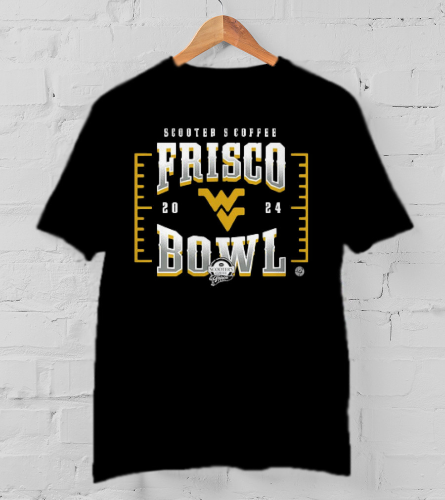 Scooter's Coffee Frisco Bowl West Virginia Mountaineers Football T-Shirt