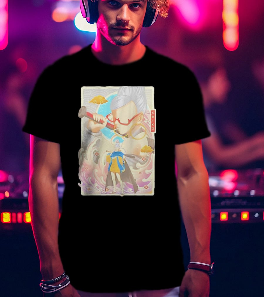 Seiko Ayase Dandadan Character With Vibrant Colors And Artistic Elements T-Shirt