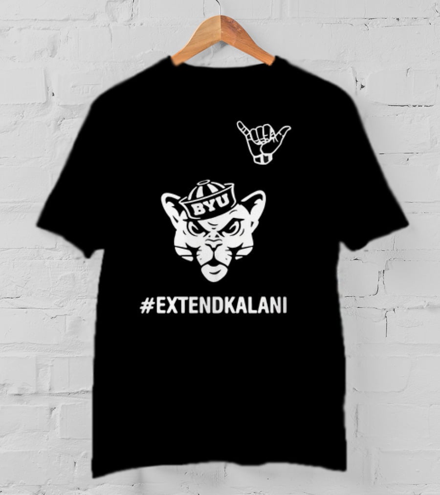 Shaka Sign BYU Cougars #ExtendKalani T-Shirt