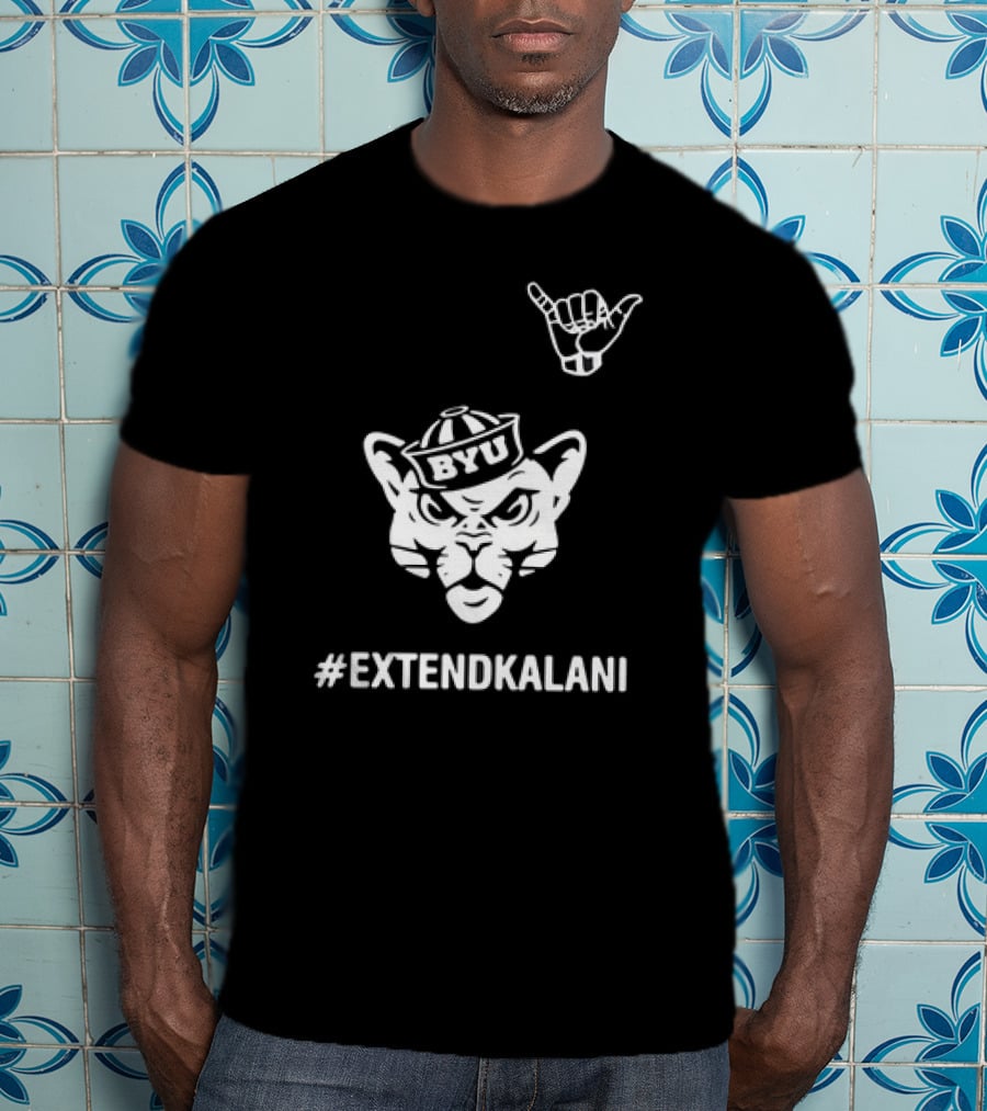 Shaka Sign BYU Cougars #ExtendKalani T-Shirt