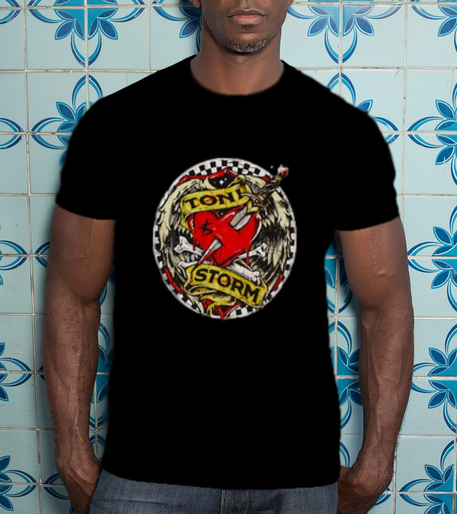 Toni Storm Lovesick Heart With Sword And Wings T-Shirt