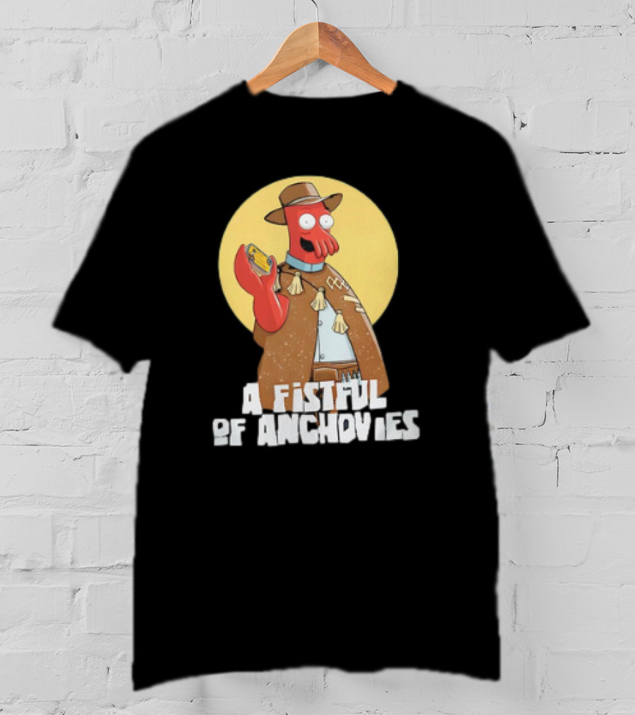 A Fistful Of Anchovies Zoidberg Futurama Cowboy T-Shirt