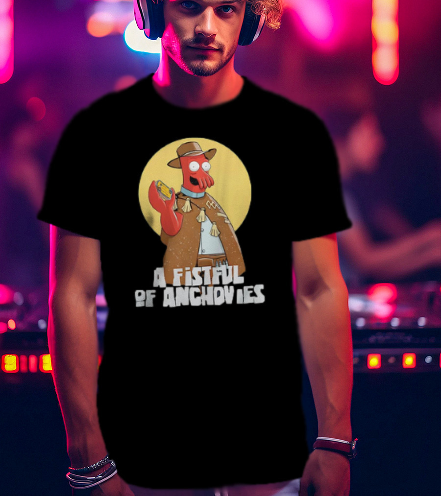 A Fistful Of Anchovies Zoidberg Futurama Cowboy T-Shirt
