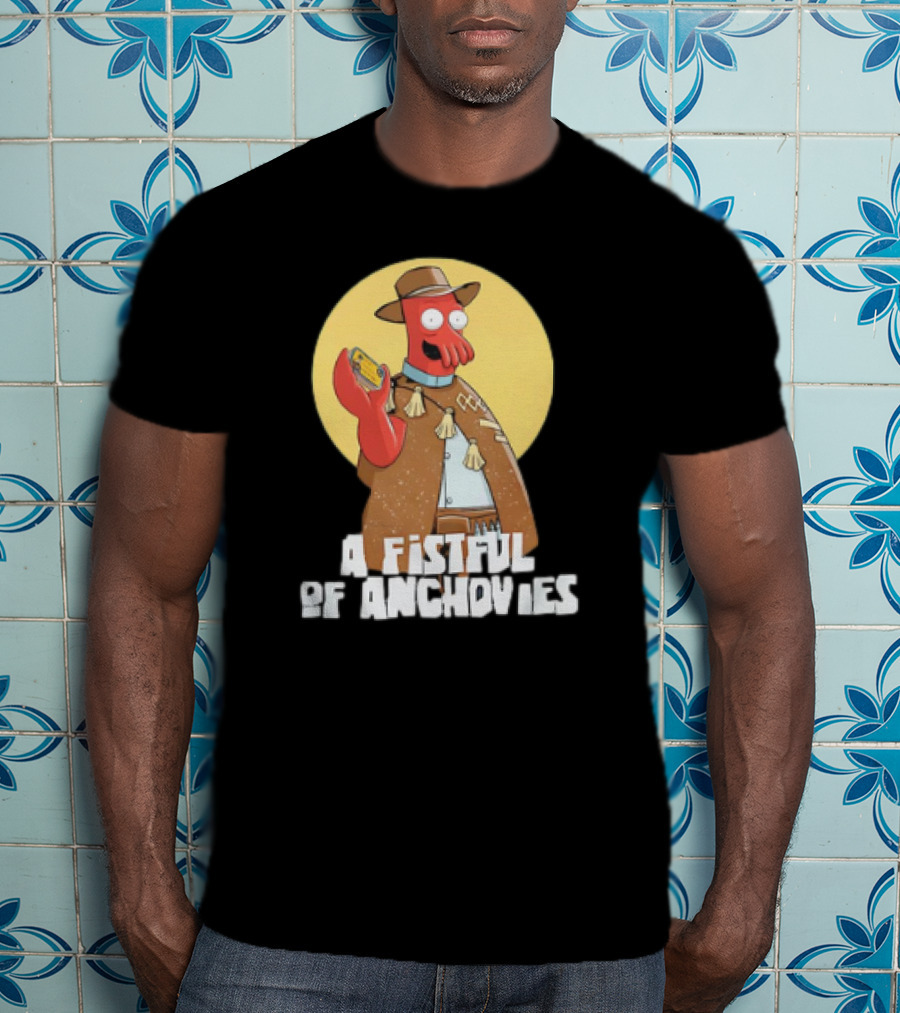 A Fistful Of Anchovies Zoidberg Futurama Cowboy T-Shirt