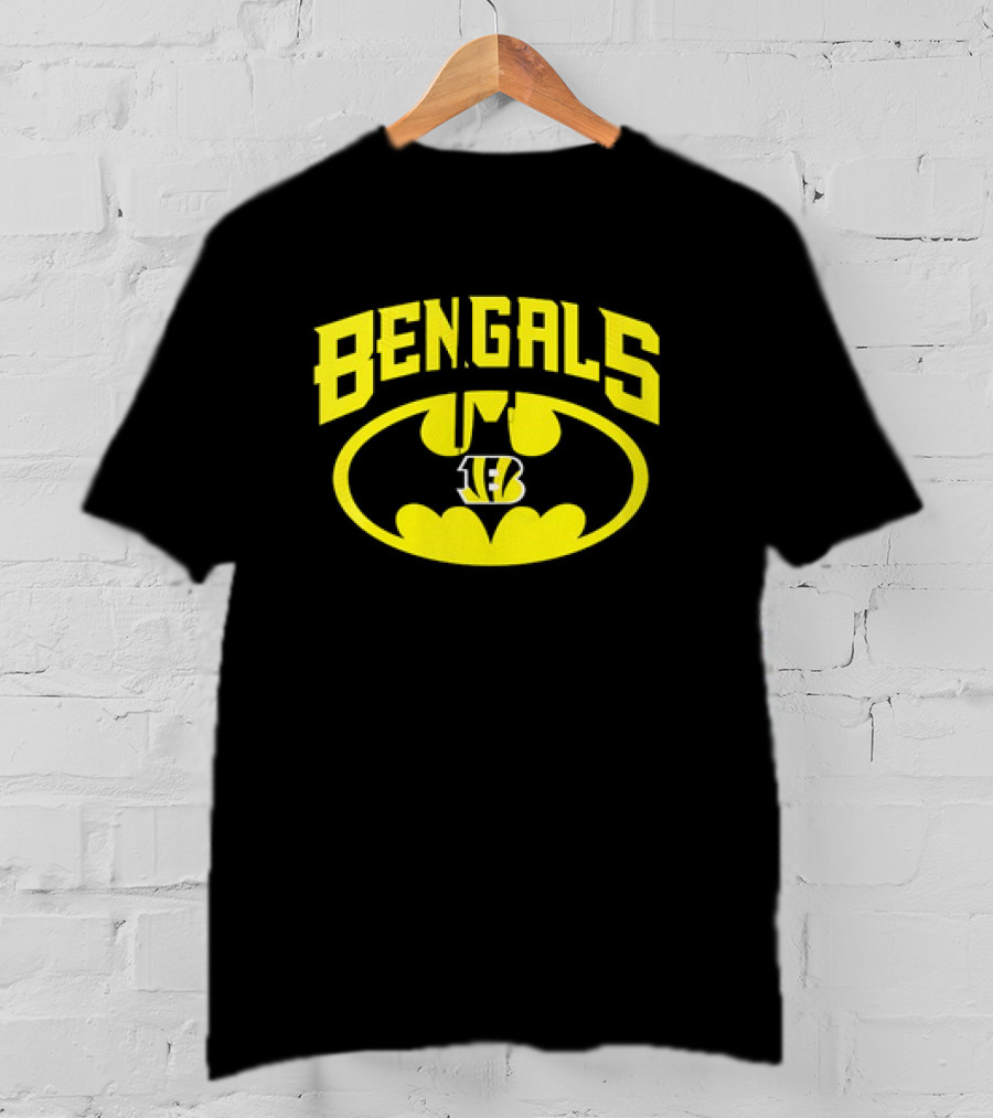 Bengals Batman Logo Cincinnati Bengals NFL Team T-Shirt