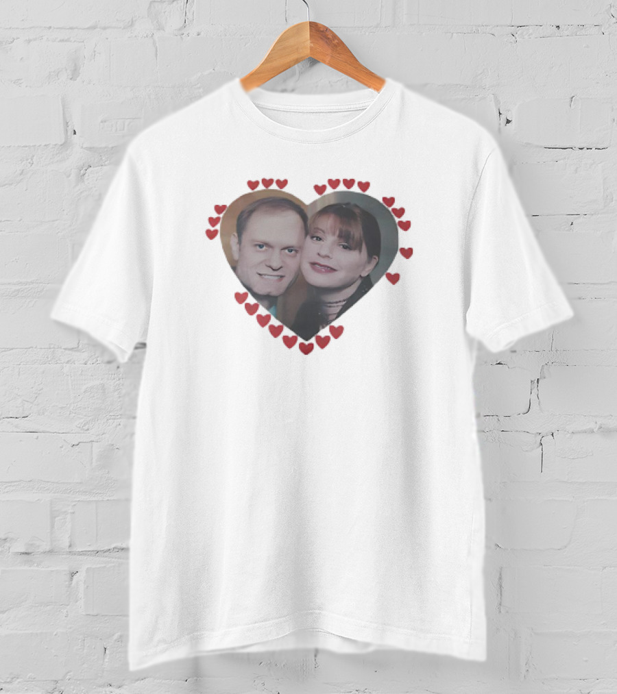 Niles And Daphne Frasier Heart Of Love T-Shirt