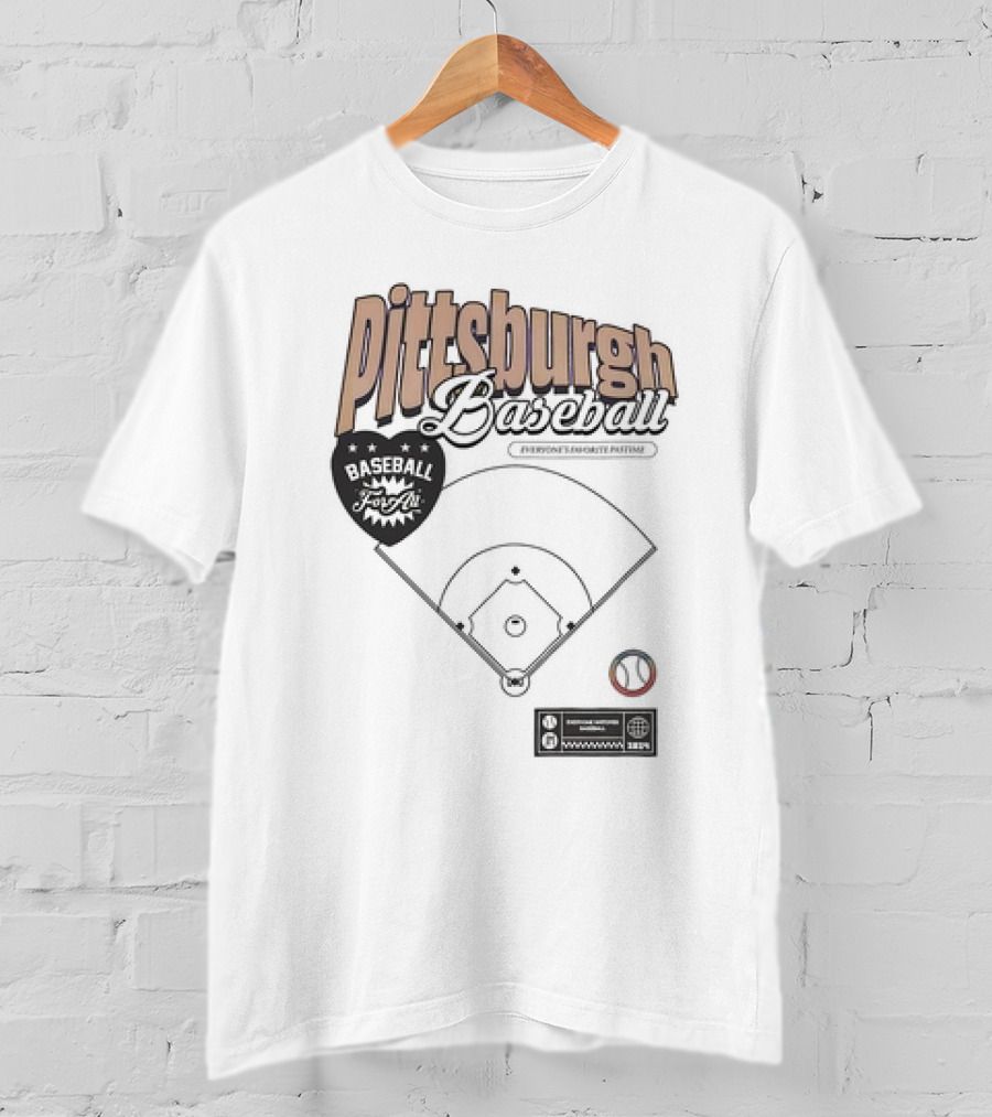 Pittsburgh Baseball Everyone’s Favorite Pastime Field T-Shirt