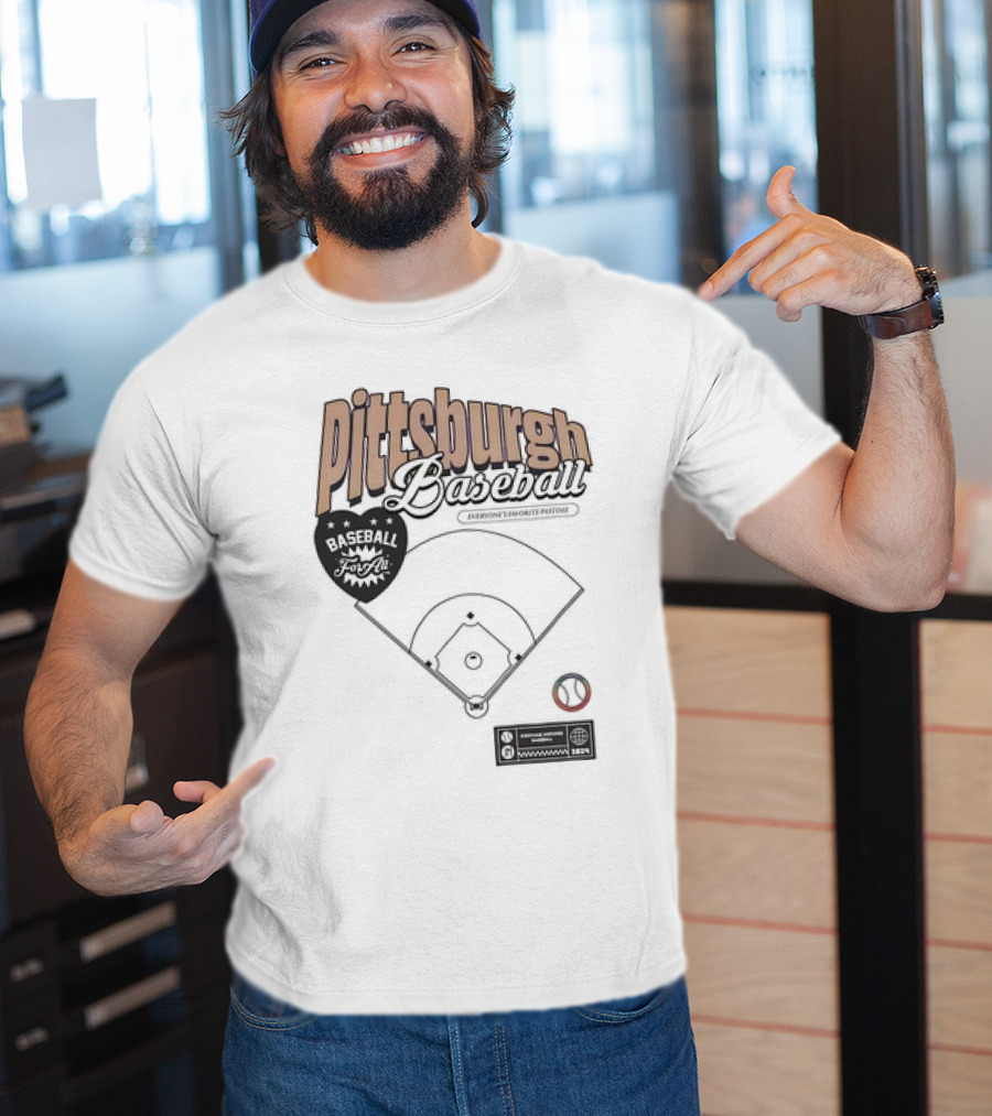 Pittsburgh Baseball Everyone’s Favorite Pastime Field T-Shirt