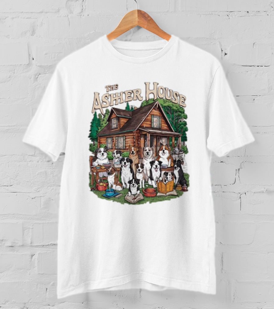 The Asher House Dogs Cabin Gathering T-Shirt
