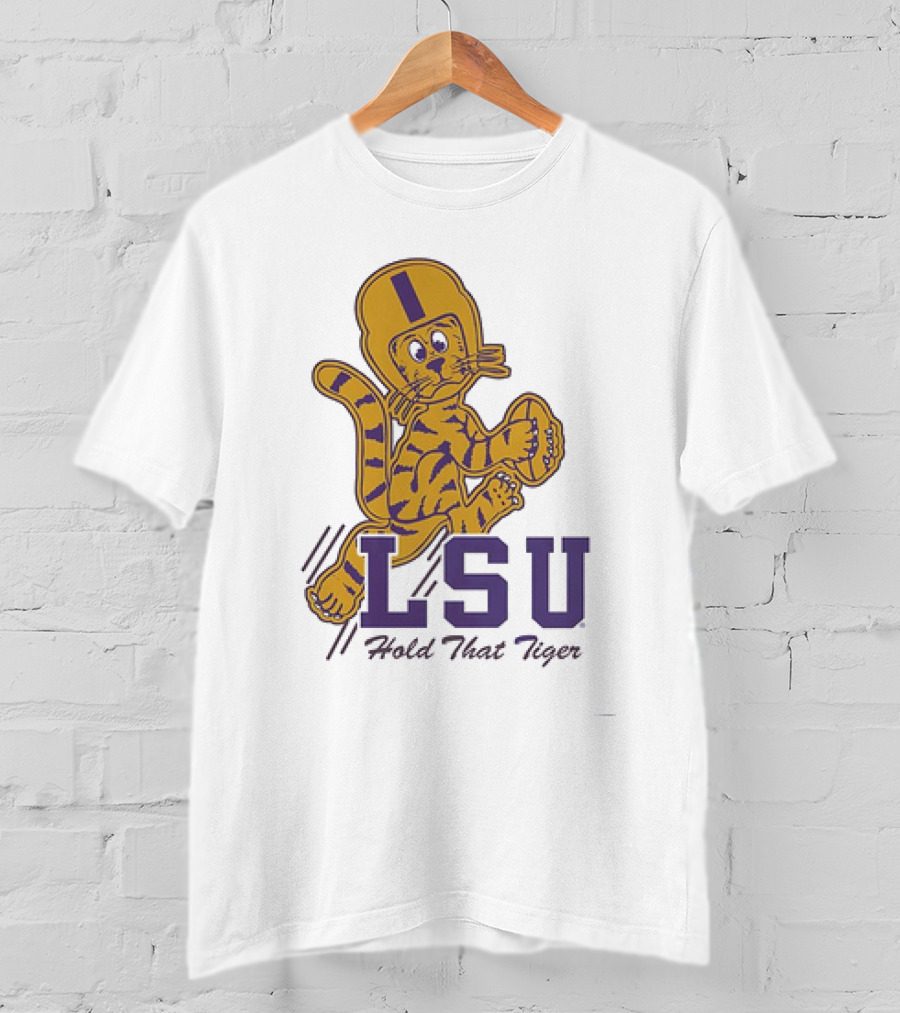 LSU Hold That Tiger Football Mascot T-Shirt