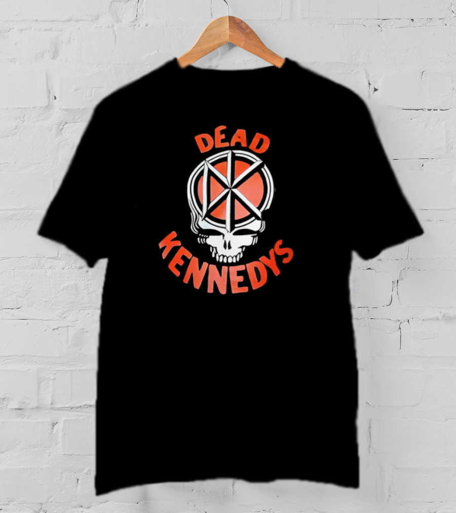 Dead Kennedys Style Grateful Dead Skeleton Emblem T-Shirt