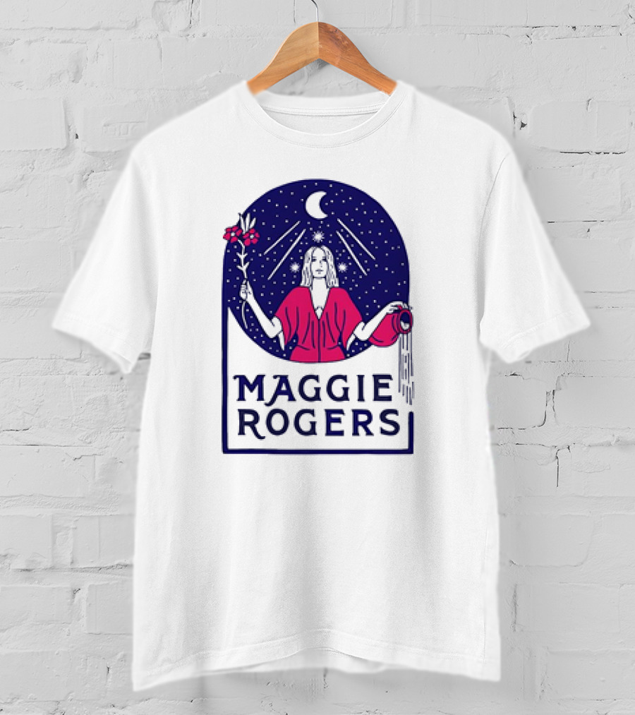 Maggie Rogers The Magi Celestial Moon Starry Night Water Bearer T-Shirt