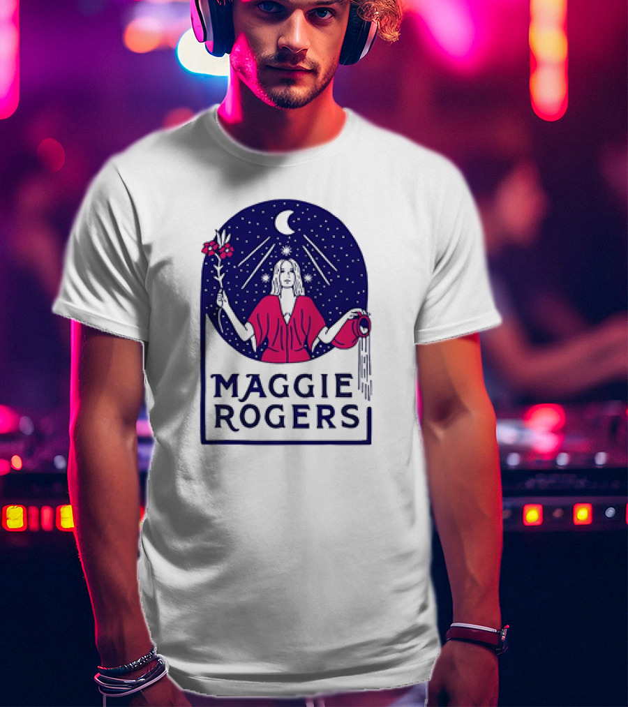 Maggie Rogers The Magi Celestial Moon Starry Night Water Bearer T-Shirt