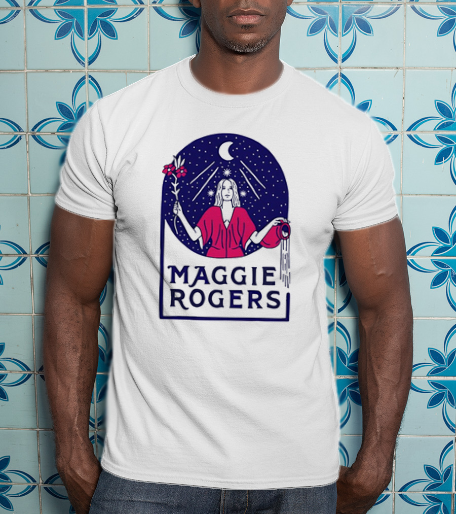 Maggie Rogers The Magi Celestial Moon Starry Night Water Bearer T-Shirt