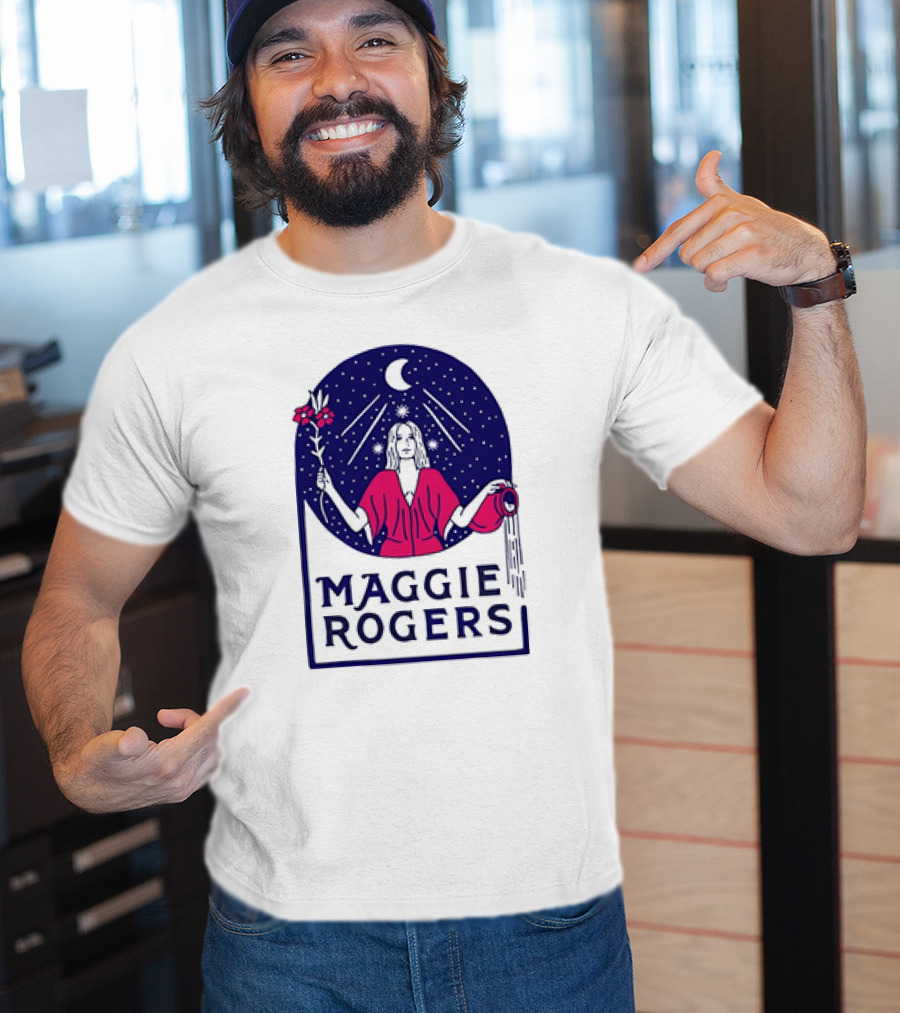Maggie Rogers The Magi Celestial Moon Starry Night Water Bearer T-Shirt