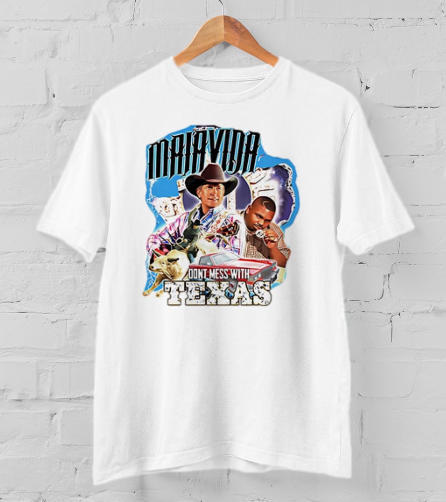 Malavida Don’t Mess With Texas Cowboy And Car T-Shirt