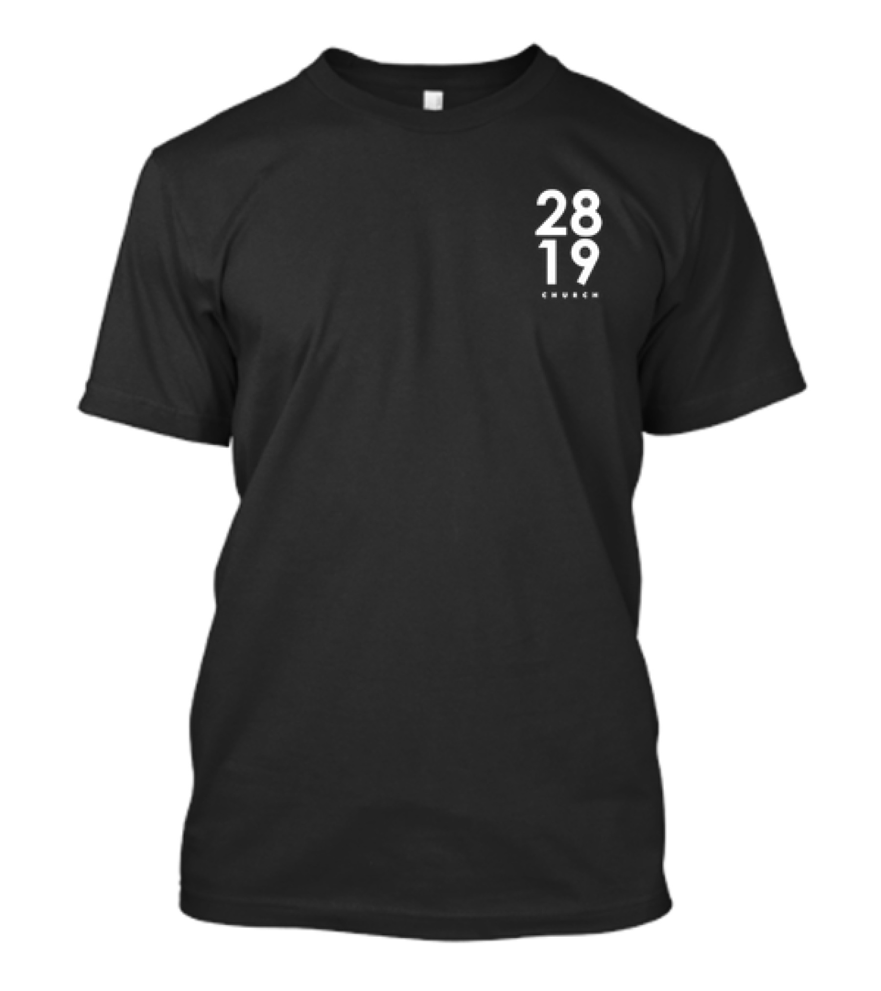2819 Church Minimalist Text T-Shirt